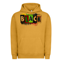 Pigment Peanut Butter Black juneteenth Urban Hoodie - Zillion Design Studio