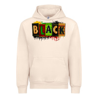 Sandshell Black juneteenth Urban Hoodie - Zillion Design Studio
