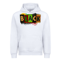 White Black juneteenth Urban Hoodie - Zillion Design Studio