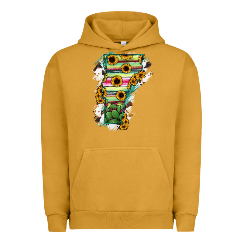 Vermont State Map Urban Hoodie by RanaPortraitStore | Teevron