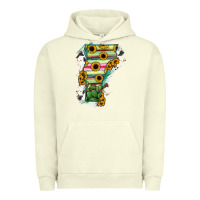 Pigment Pistachio Vermont State Map Urban Hoodie - RanaPortraitStore