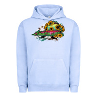Pigment Grape Ice Virginia State Map Urban Hoodie - RanaPortraitStore