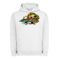Pigment Lunar Rock Virginia State Map Urban Hoodie - RanaPortraitStore