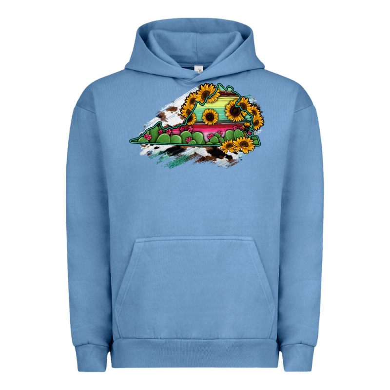 Virginia State Map Urban Hoodie by RanaPortraitStore | Teevron