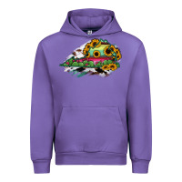 Tulip Virginia State Map Urban Hoodie - RanaPortraitStore