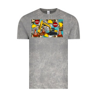 Cloud Rock excavator sippy Vintage Tee - Artiststas