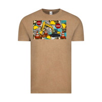 Vintage Coffee excavator sippy Vintage Tee - Artiststas