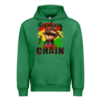 Emerald Breaking every chain juneteenth Urban Hoodie - Zillion Design Studio