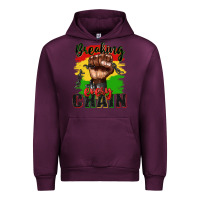 Mauve Wine Breaking every chain juneteenth Urban Hoodie - Zillion Design Studio