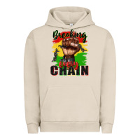 Pigment French Oak Breaking every chain juneteenth Urban Hoodie - Zillion Design Studio