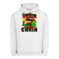 Pigment Lunar Rock Breaking every chain juneteenth Urban Hoodie - Zillion Design Studio