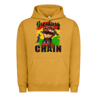 Pigment Peanut Butter Breaking every chain juneteenth Urban Hoodie - Zillion Design Studio