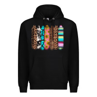 Black Western brushstrokes Premium Hoodie - CTS Tumbler Store