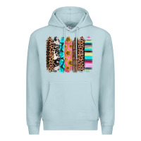 Blue Mist Western brushstrokes Premium Hoodie - CTS Tumbler Store