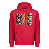 Cardinal Western brushstrokes Premium Hoodie - CTS Tumbler Store