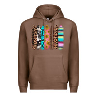 Chestnut Western brushstrokes Premium Hoodie - CTS Tumbler Store