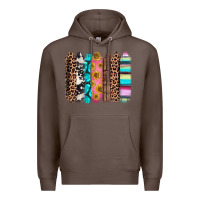 Coffee Western brushstrokes Premium Hoodie - CTS Tumbler Store