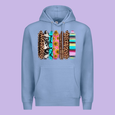 Western Brushstrokes Premium Hoodie Designed By Cts Tumbler Store