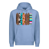 Colony Blue Western brushstrokes Premium Hoodie - CTS Tumbler Store