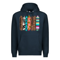 Navy Western brushstrokes Premium Hoodie - CTS Tumbler Store
