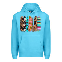 Ocean Blue Western brushstrokes Premium Hoodie - CTS Tumbler Store