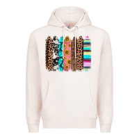 Pale Pink Western brushstrokes Premium Hoodie - CTS Tumbler Store