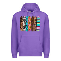 Purple Western brushstrokes Premium Hoodie - CTS Tumbler Store