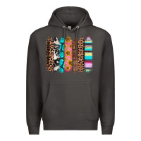 Smoke Western brushstrokes Premium Hoodie - CTS Tumbler Store