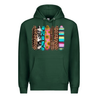 Sports Green Western brushstrokes Premium Hoodie - CTS Tumbler Store