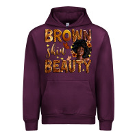 Mauve Wine brown skin beauty Urban Hoodie - Zillion Design Studio