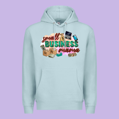 Small Business Mama Premium Hoodie Designed By Zillion Design Studio