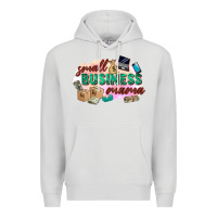 Dove Grey small business mama Premium Hoodie - Zillion Design Studio