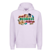 Lilac small business mama Premium Hoodie - Zillion Design Studio