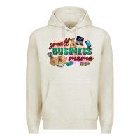 Oatmeal Heather small business mama Premium Hoodie - Zillion Design Studio