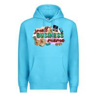 Ocean Blue small business mama Premium Hoodie - Zillion Design Studio