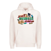 Pale Pink small business mama Premium Hoodie - Zillion Design Studio