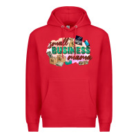 Red small business mama Premium Hoodie - Zillion Design Studio