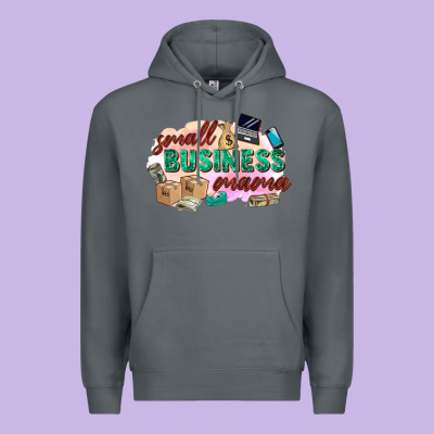 Small Business Mama Premium Hoodie Designed By Zillion Design Studio