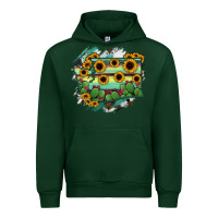 Forest Green washingTon State Map Urban Hoodie - RanaPortraitStore