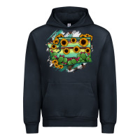 Navy washingTon State Map Urban Hoodie - RanaPortraitStore