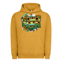 Pigment Peanut Butter washingTon State Map Urban Hoodie - RanaPortraitStore