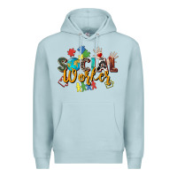 Blue Mist social worker Premium Hoodie - Zillion Design Studio