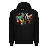 Black social worker Premium Hoodie - Zillion Design Studio