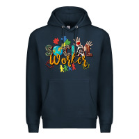 Navy social worker Premium Hoodie - Zillion Design Studio