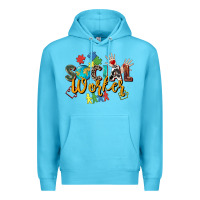 Ocean Blue social worker Premium Hoodie - Zillion Design Studio