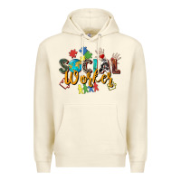 Sandshell social worker Premium Hoodie - Zillion Design Studio