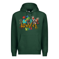 Sports Green social worker Premium Hoodie - Zillion Design Studio