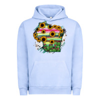 Pigment Grape Ice Wisconsin State Map Urban Hoodie - RanaPortraitStore