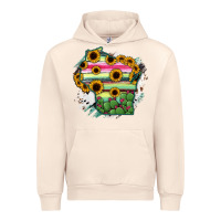 Sandshell Wisconsin State Map Urban Hoodie - RanaPortraitStore