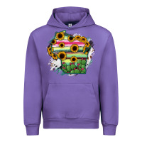 Tulip Wisconsin State Map Urban Hoodie - RanaPortraitStore